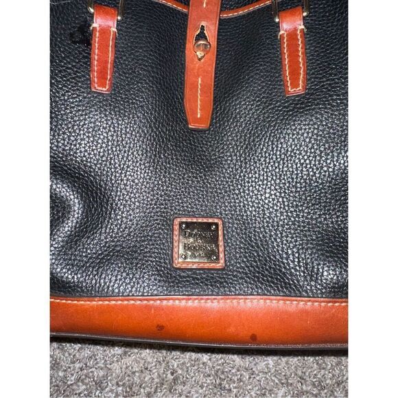 Dooney & Burke Leather Perry Satchel - Picture 2 of 13